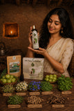 JUMBO PACK(100ml hair oil + 100g hair pack+complimentary soap)
